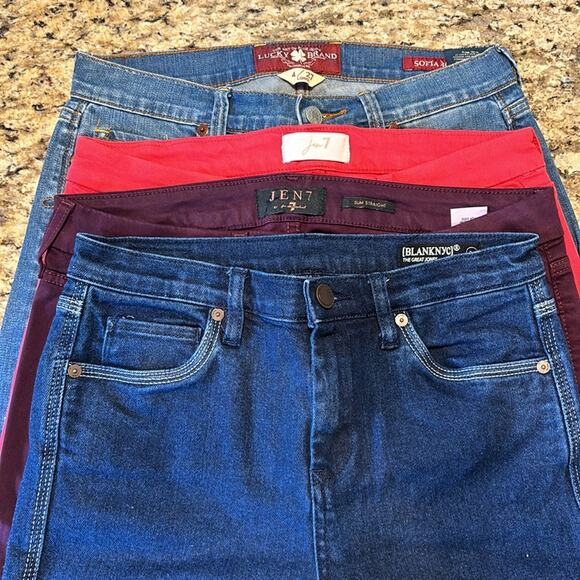 Na Denim - 4pk Reseller Jean Box Sz 4-8 Jen 7 Lucky Brand Blank NYC